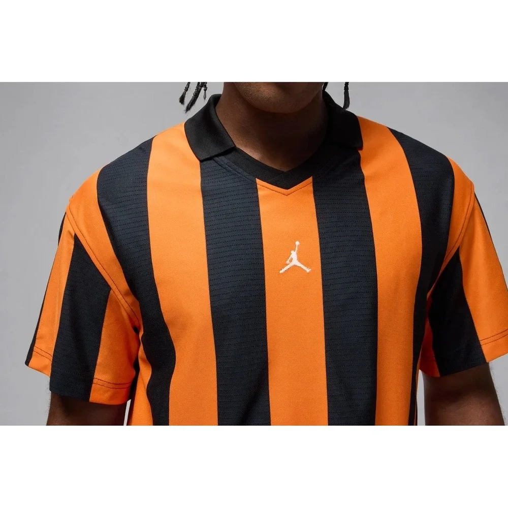 Nike Jordan Brooklyn Collegiate Goalie Shirt Mens XL Black Orange HV0107-010